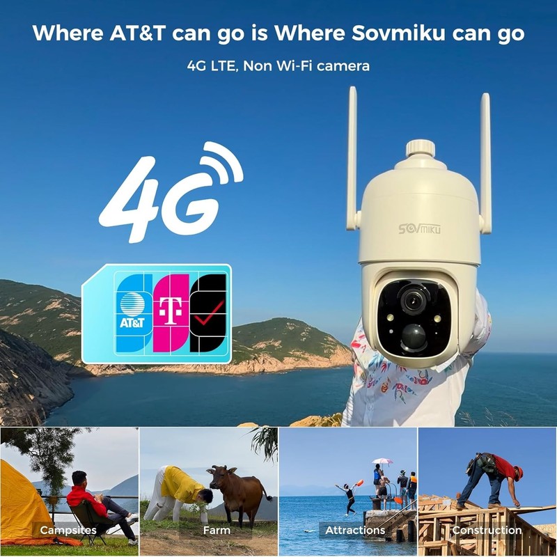 C1 4G LTE Outdoor Security Camera - Waterproof, Two-Way Audio, Night Vision gallery
