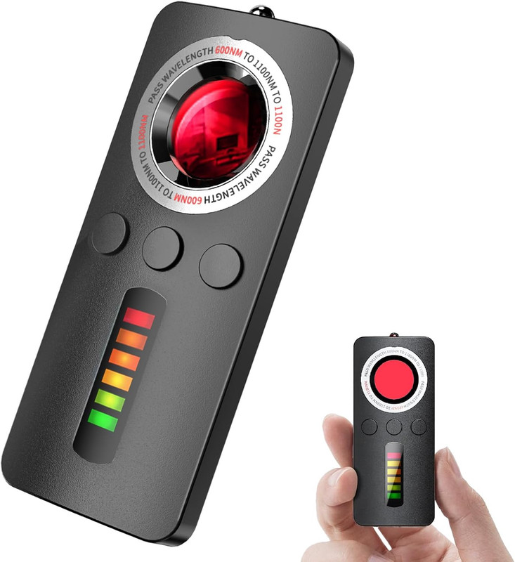 AI Privacy Pen Hidden Camera Detector,Portable Anti-Spy Bug Finder with Listenin