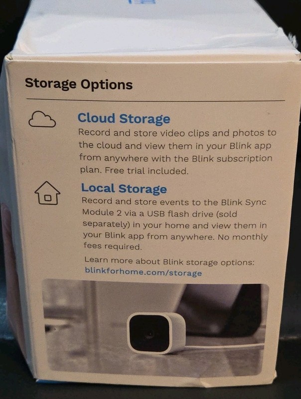 Blink 2pk Mini Compact Indoor Plug-In HD 1080p Smart Security Cameras Slight Use gallery