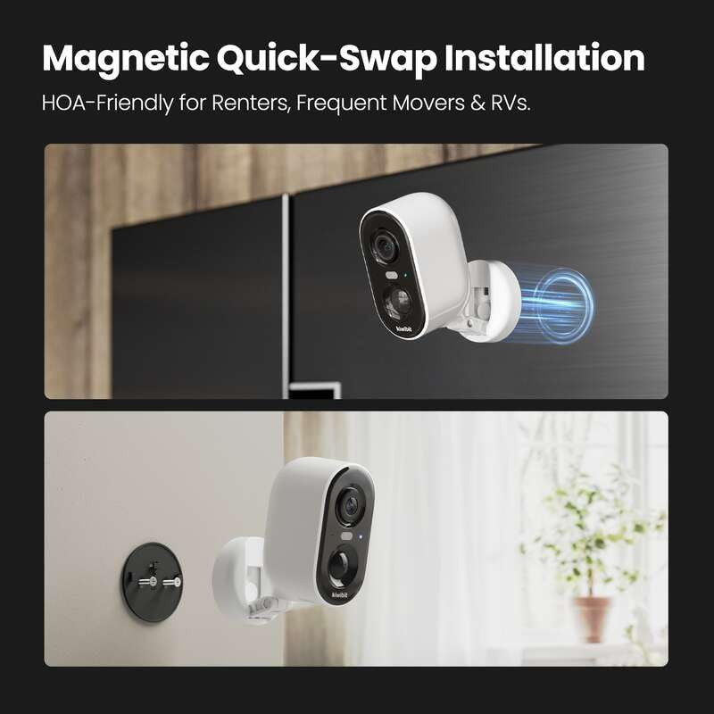 Security Cameras Wireless Outdoor, 2K outside Camera for Home Security, Battery gallery