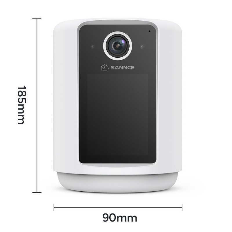 2.4G 2K Wireless Smart Battery Camera Monitor Home 2.4" Screen Intercom Video gallery