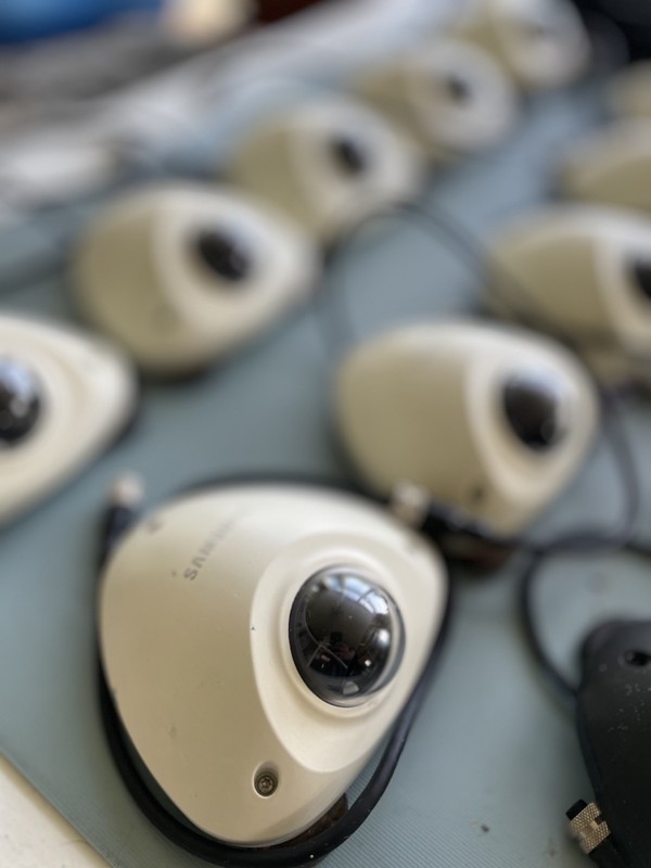 Samsung Commercial HD IP Security Camera Lot + PoE Switches gallery