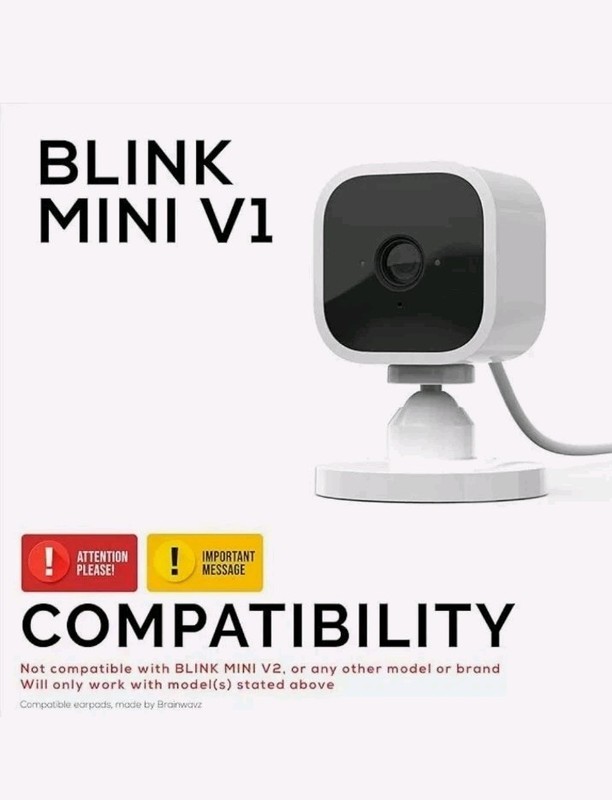 4 pack Wall Mount for Blink Mini Camera No Hassle Holder Strong 3M Tape Bracket gallery