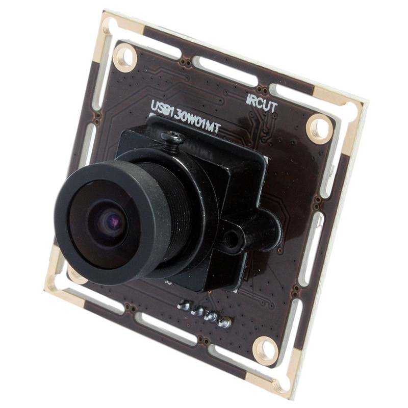 1.3MP UVC Linux Android Windows Free Driver USB Monochrome B/W Camera 2.1mm Lens