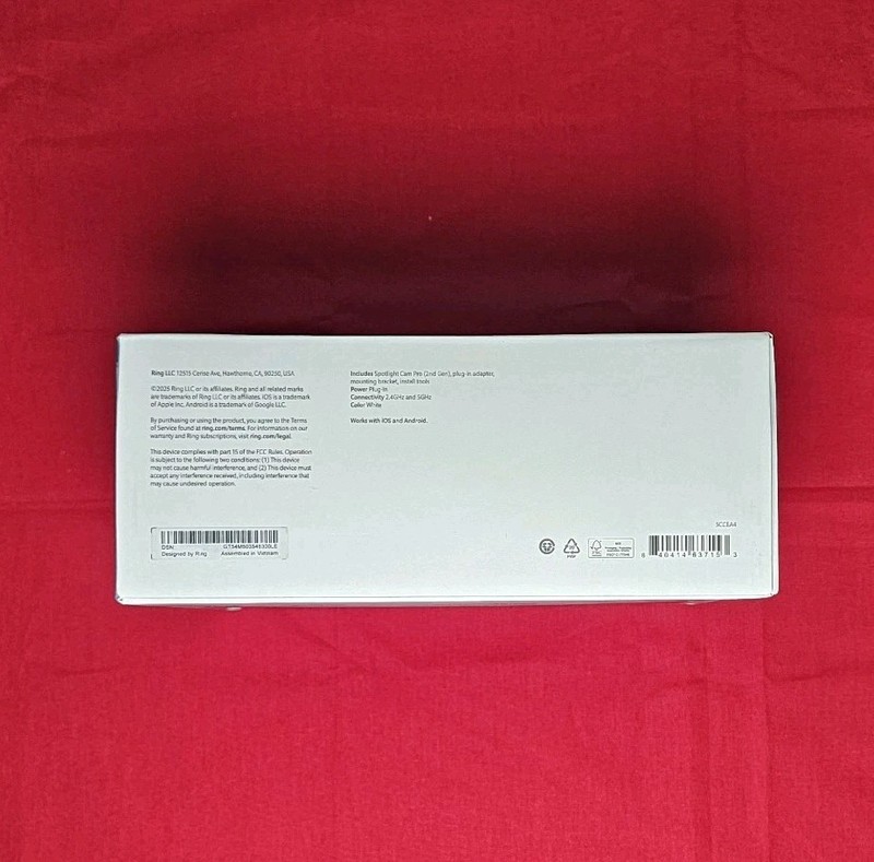 Ring Spotlight Cam Pro Plug-In 2nd Gen White 4k Retinal Vision SEALED + NEW gallery