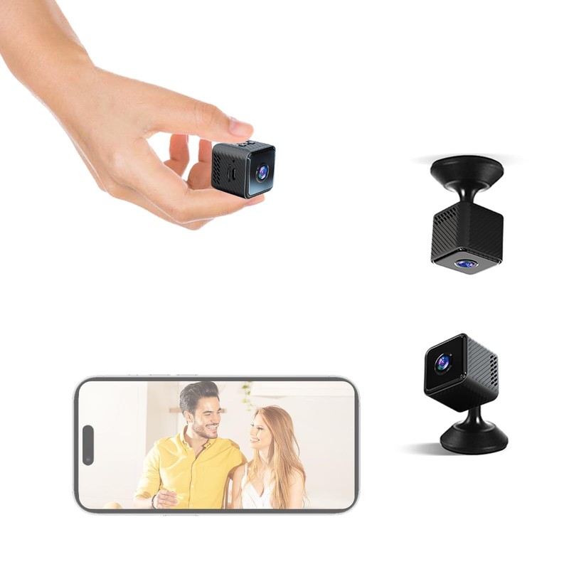 Cámara Espía Recargable Ultra HD 4k Camara Pequeña Oculta Espia Inalámbrica 2025