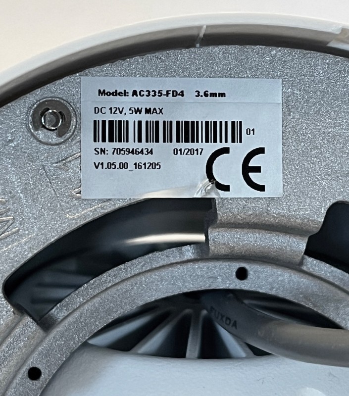 Cantek AC335-FD4 3.6mm 3MP WDR EXIR Outdoor Turret Camera, Wired gallery