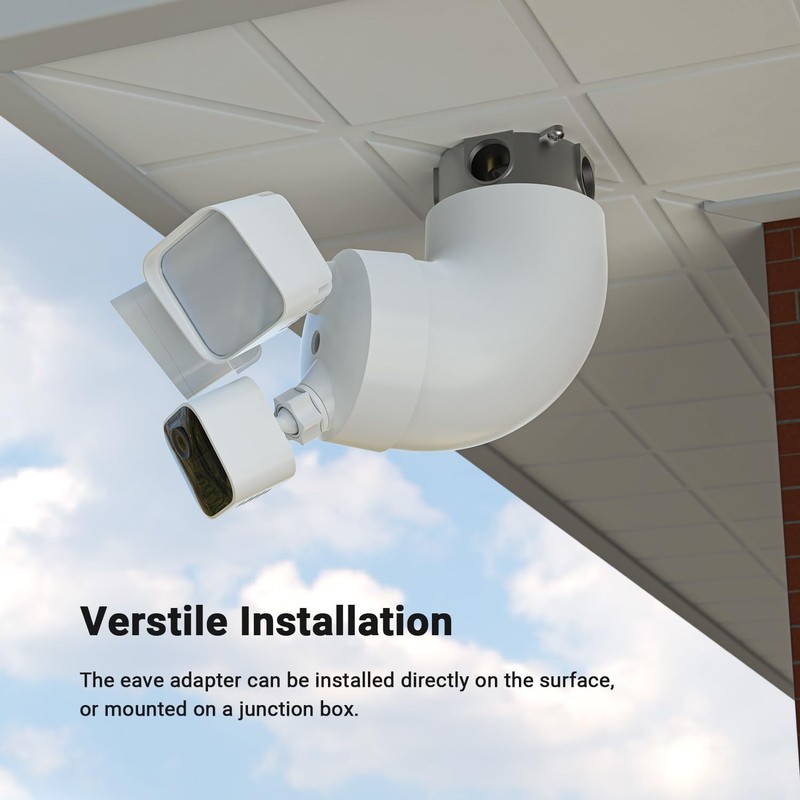 Eave Mount for Ring Floodlight Cam Wired Plus/Pro, Ring Smart Lighting Floodl... gallery