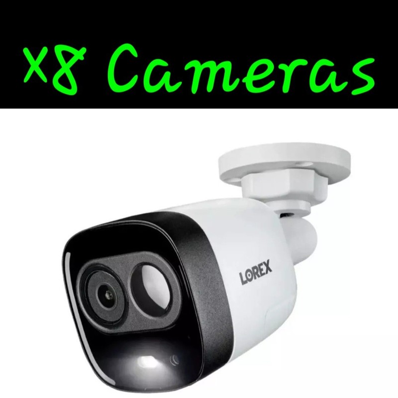 LOREX C241DA-Z 1080p CVI Deterrence Bullet Camera NTSC Night Vision Weatherproof gallery