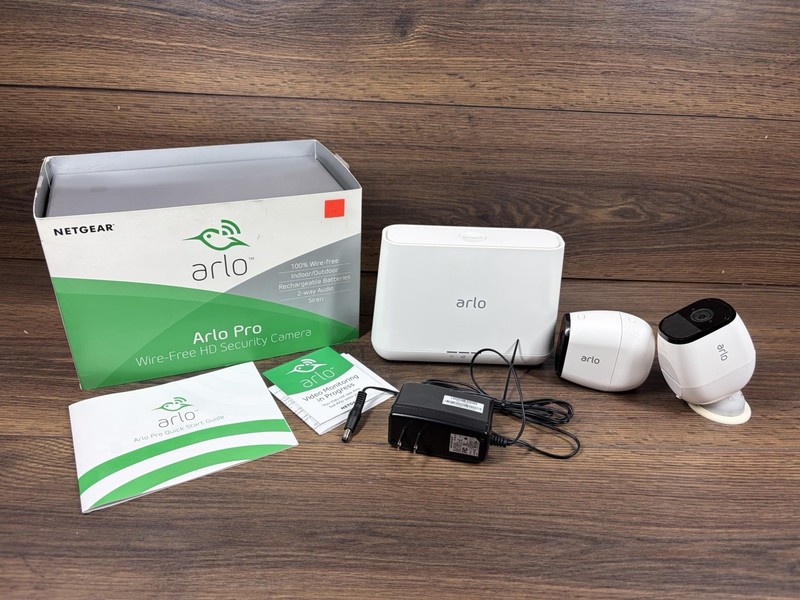 ARLO PRO VMS4130 Wire-Free HD SECURITY CAMERA With 2 Cameras, 2-Way Audio, Siren