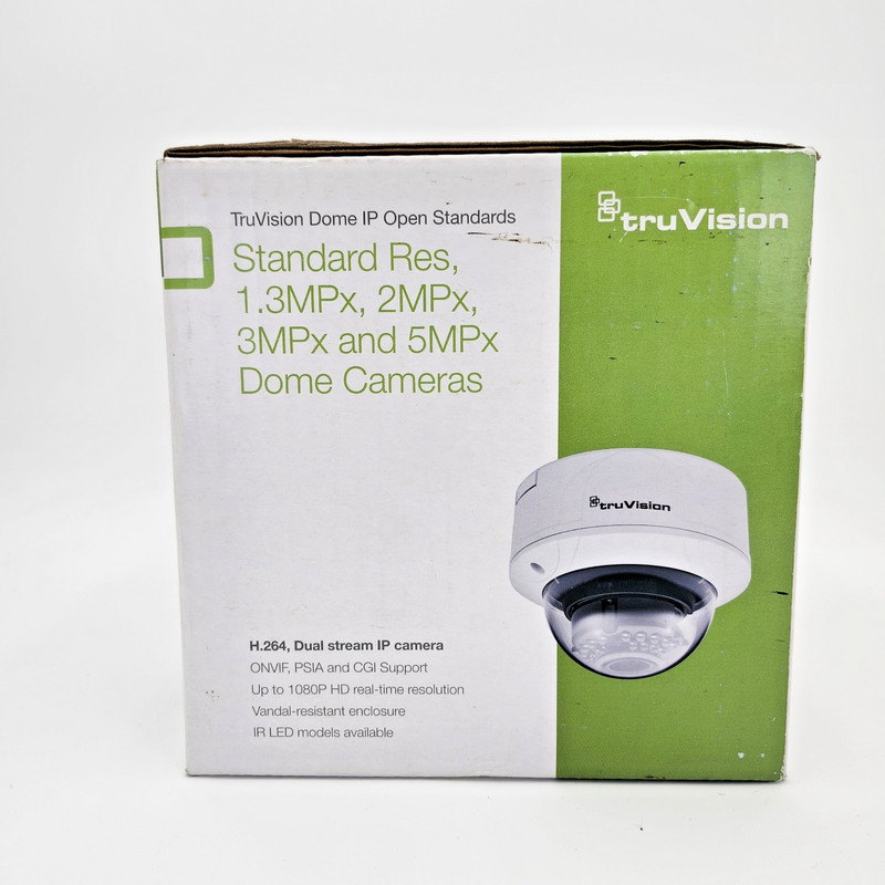 TruVision TVD-M2210V-2-N Indoor Vandal Dome IP Camera 2.0MPx 1080P New Sealed gallery