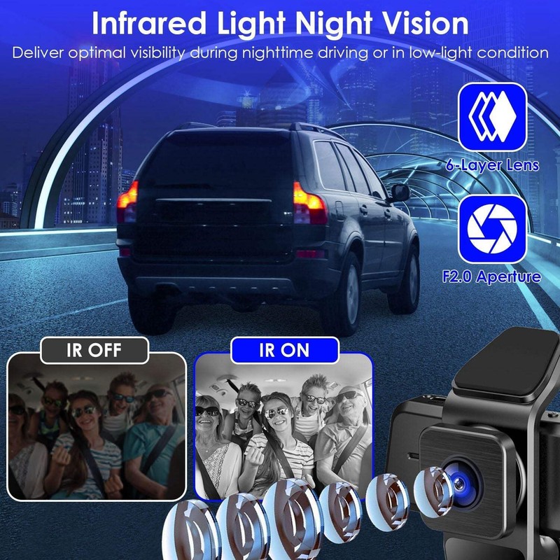1080P Triple Channel WiFi Dash Cam gallery