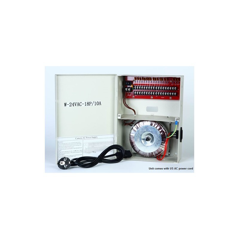 CCTV Distributed Power Supply W-24VAC-9P/10A