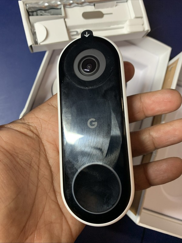 Google Nest Hello Smart Wi-Fi Video Doorbell Security Camera NC5100US Wired gallery