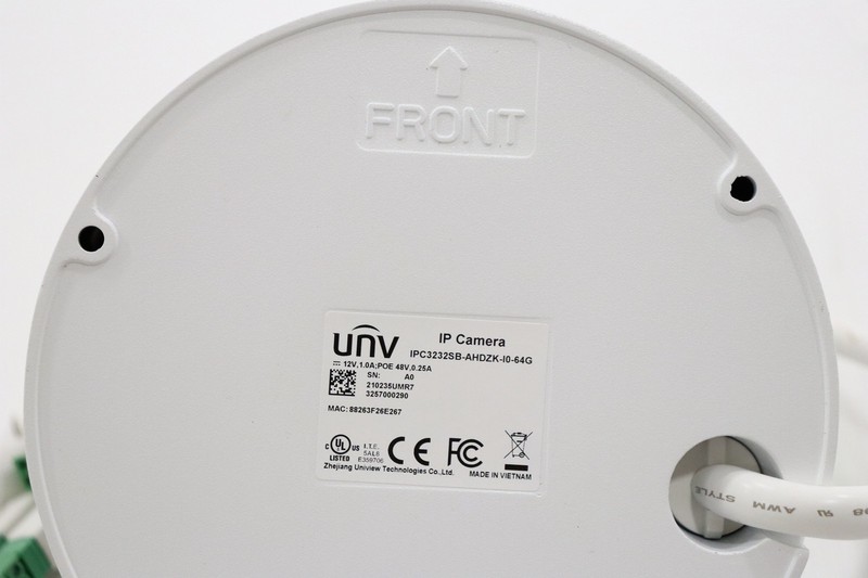 UNV IP Camera Network Fixed Dome (White) IPC3232SB-AHDZK-I0-64G gallery