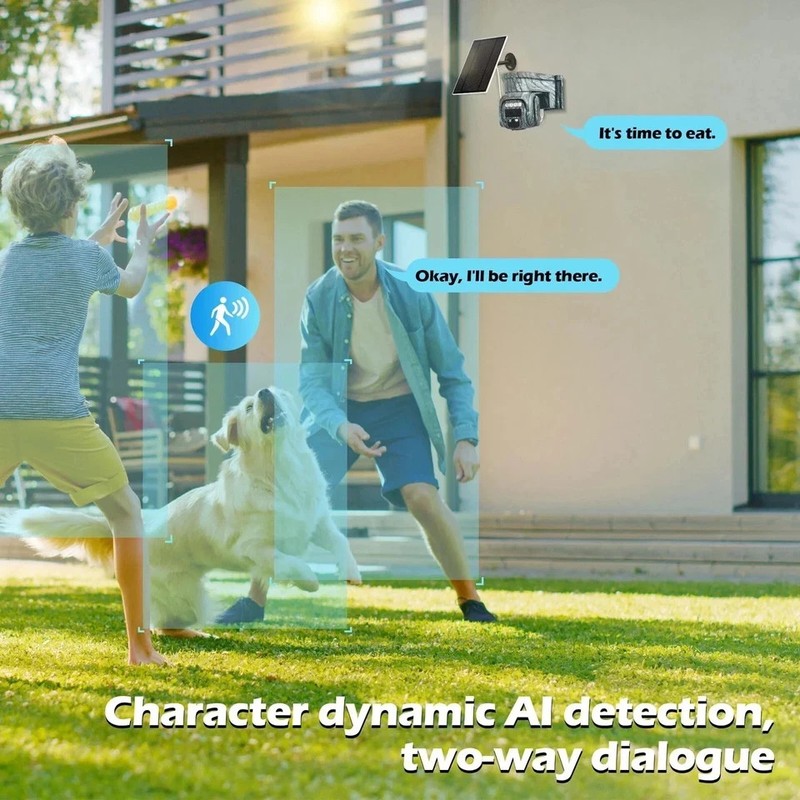 4G LTE Cellular Security Camera No WiFi Solar Outdoor Night Vision With SIM Card gallery