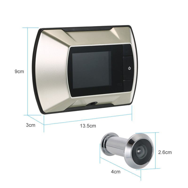 Wireless Peephole Doorbell Monitor Viewer Camera Digital Visual Monitor J4D2 gallery
