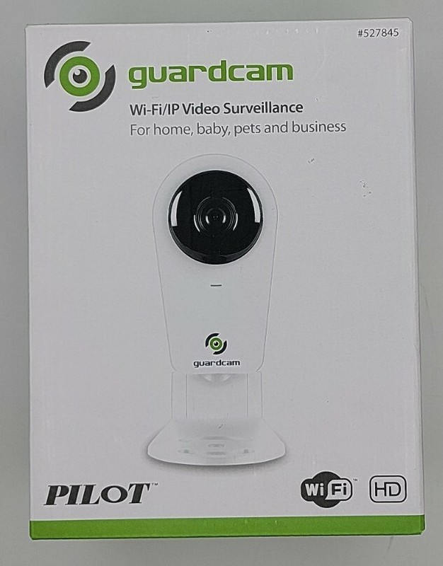 Pilot Guardcam WiFi Video Surveillance Camera CL 4000 Baby Cam Home Pets