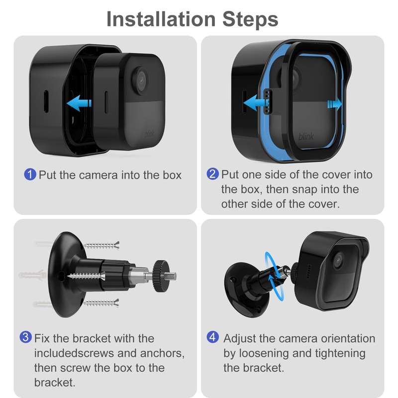 Blink Outdoor Camera Mount 360° Swivel for 4/2K+ gallery