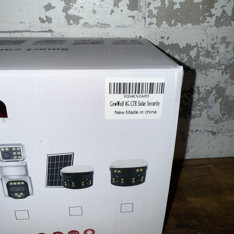NEW - CowWolf 4G LTE Solar Security Camera - Solar Panel - Color Night Vision gallery