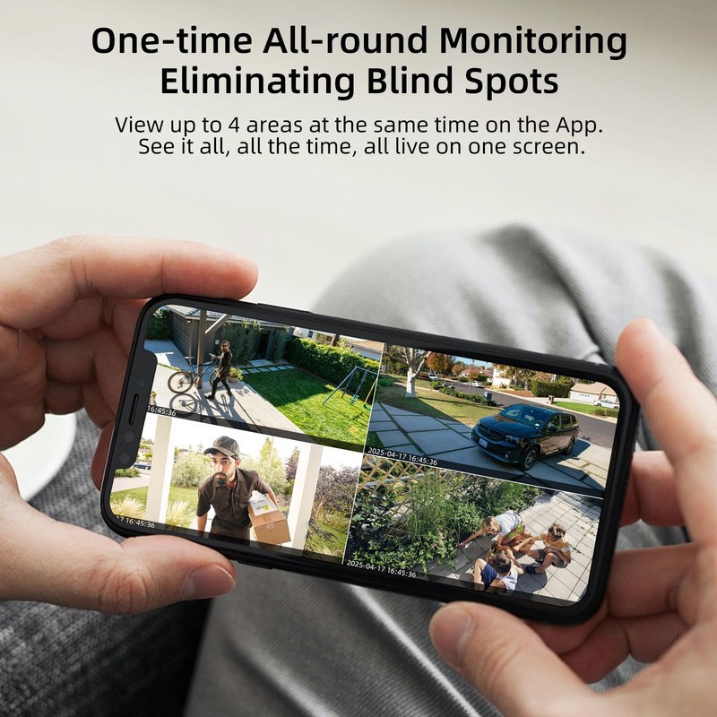 2K Camara De Seguridad Solar Para Casa Exterior Inalambrica Compatible Con Alexa gallery