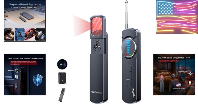 Hidden Camera Detector,Upgraded Hidden Bug and Camera Detector, Bug & GPS Tra.., gallery