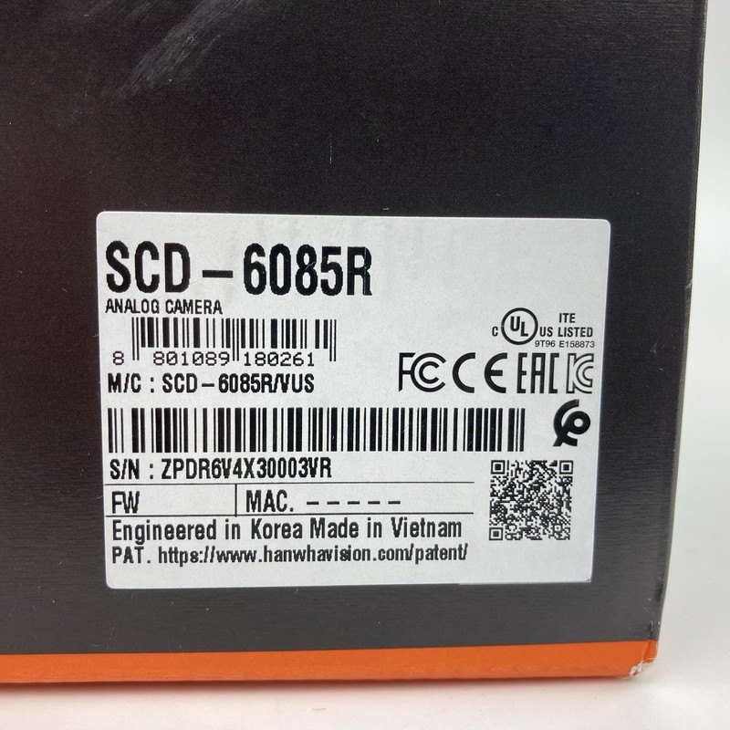 Hanwha SCD-6085R 2 Megapixel Indoor HD Surveillance Camera - Dome (scd6085r) gallery