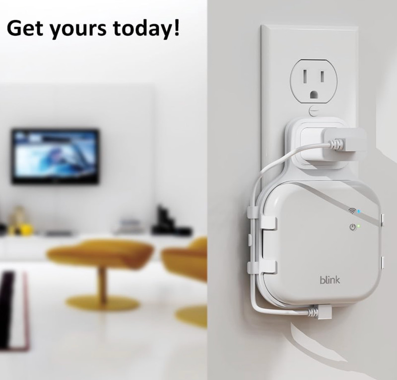 All-New Outlet Mount Compatible with Blink Sync Module XR, | No Messy Wire - NEW gallery