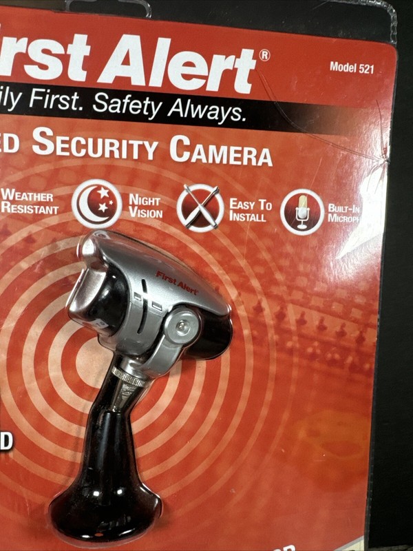 First Alert Full Color Day/Night Wired Camera Model P520 Brand New 100 ft Cable gallery