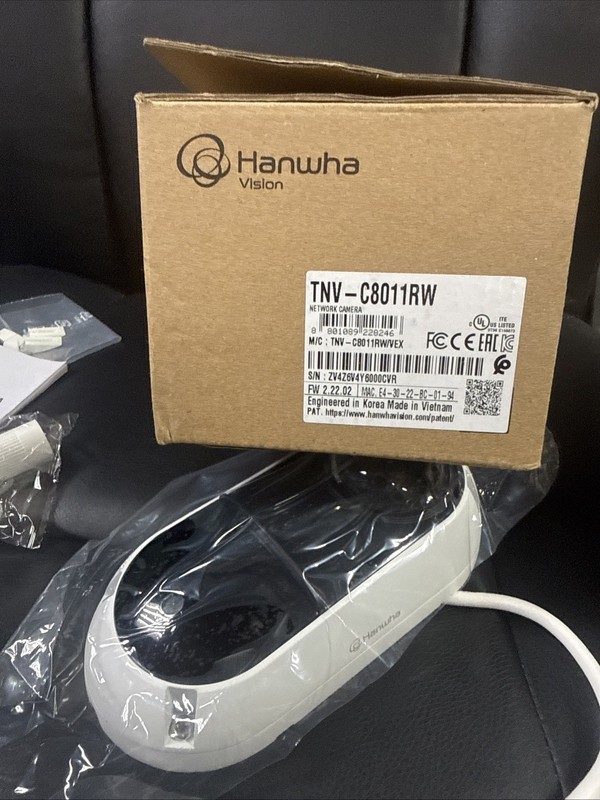 Hanwha TNV-C8011RW AI, IR Panoramic Camera,5MP @ 30 FPS WITH free WALL MOUNTS