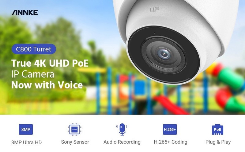 ANNKE 4K Ultra HD IP Security Turret Camera AI Human Vehicle Detection gallery
