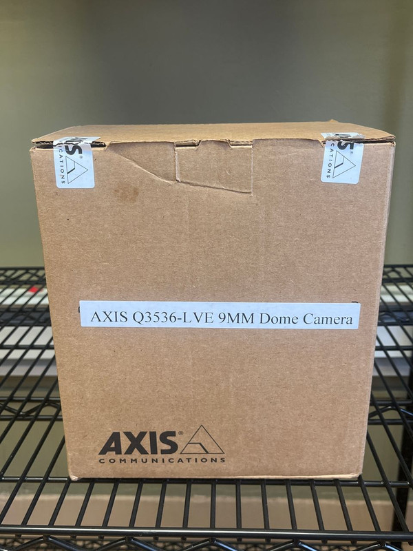 AXIS Q3536-LVE 9MM Dome Camera (02054-001) | Open Box | Never Used