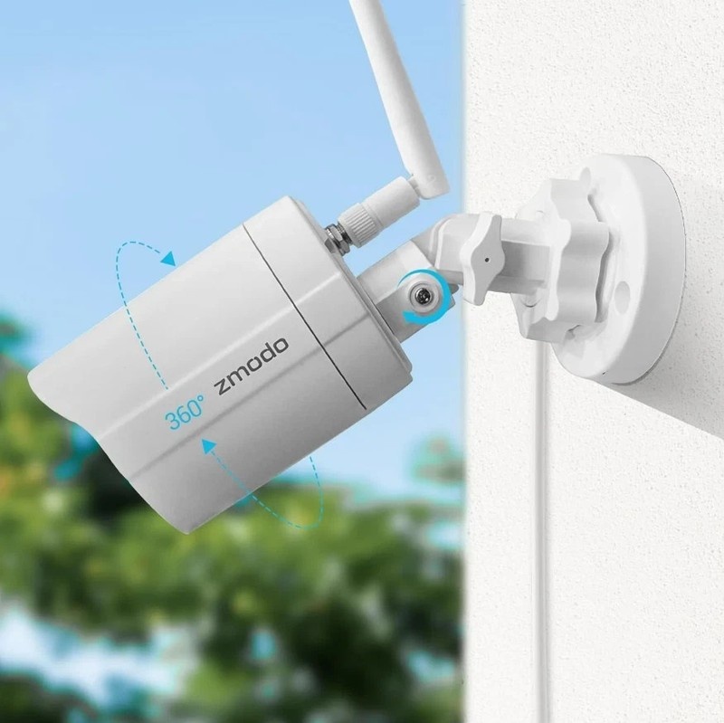 (2-Pack) Wireless Outdoor Security Camera Night Vision with Wifi Cloud Service gallery