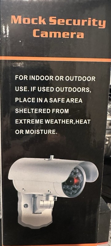 Mock Security Camera Looks Real Activating Red Light Helps Deter Burglars Safety gallery