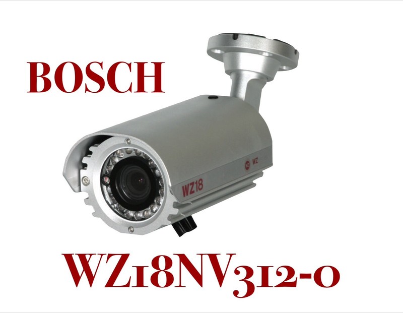 Bosch WZ18NV312-0 Security Color Camera 3-12mm 550TVL 18LEDs Bullet SN:0694 NEW!