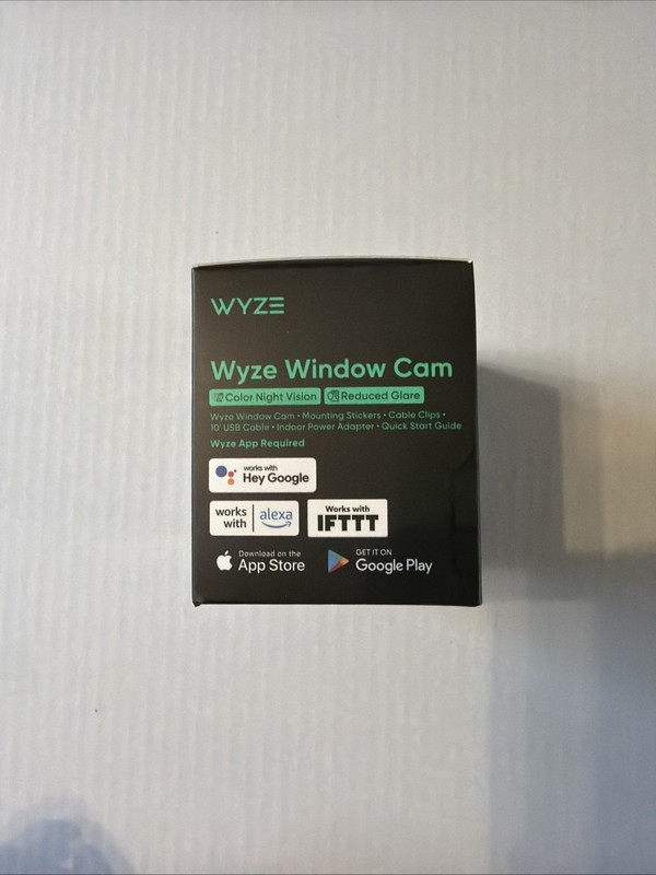 New - Wyze Window Cam, Color Night Vision, Reduced Glare, WYZEWCWH gallery