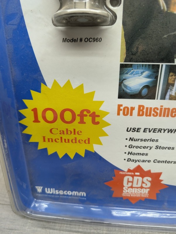 Wiscomm OC960 Color Security Camera with 100ft Cable - Day/Night, Audio gallery