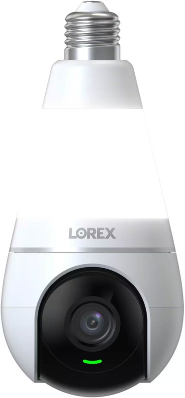 Lorex - 2K Wi-Fi Smart Lightbulb Camera (2-Pack) - White gallery