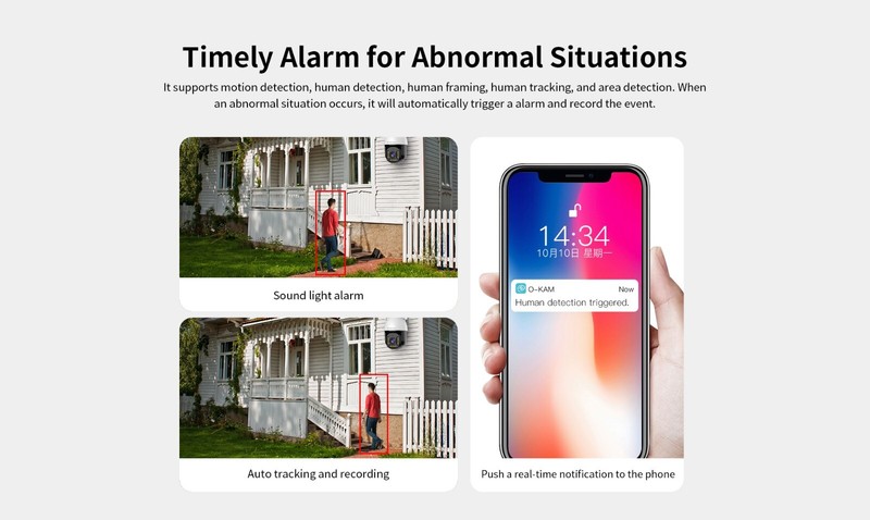 Vstarcam CS611Q-UV 4MP HD Black Light Full Color WiFi Camera IP66 Waterproof Cam gallery