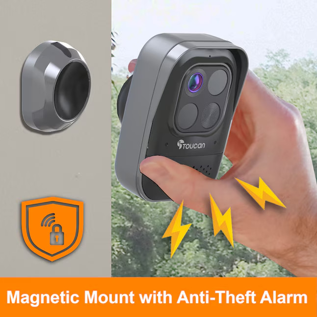 Toucan - Wireless Security Camera Pro - Indoor/Outdoor - TSCP05GR - Gray gallery