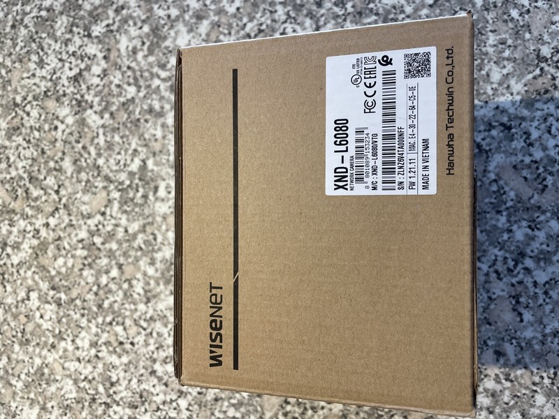 Hanwha Wisenet XND-L6080 DOME Brand New Network IP Camera gallery
