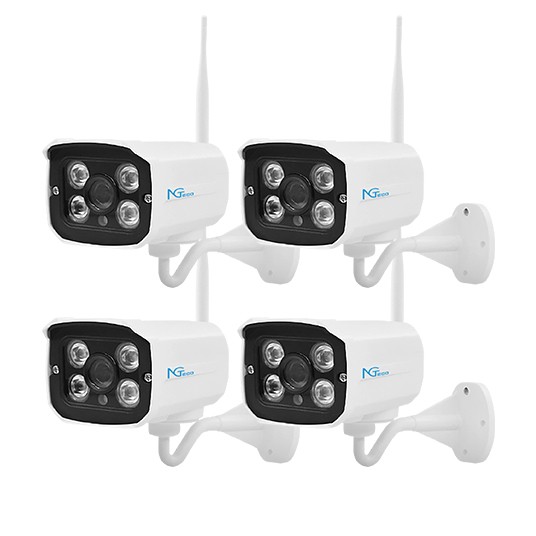 NGTeco 4CH 1080P FHD 1TB HDD NVR DVR Wireless Outdoor Security Camera System Kit gallery