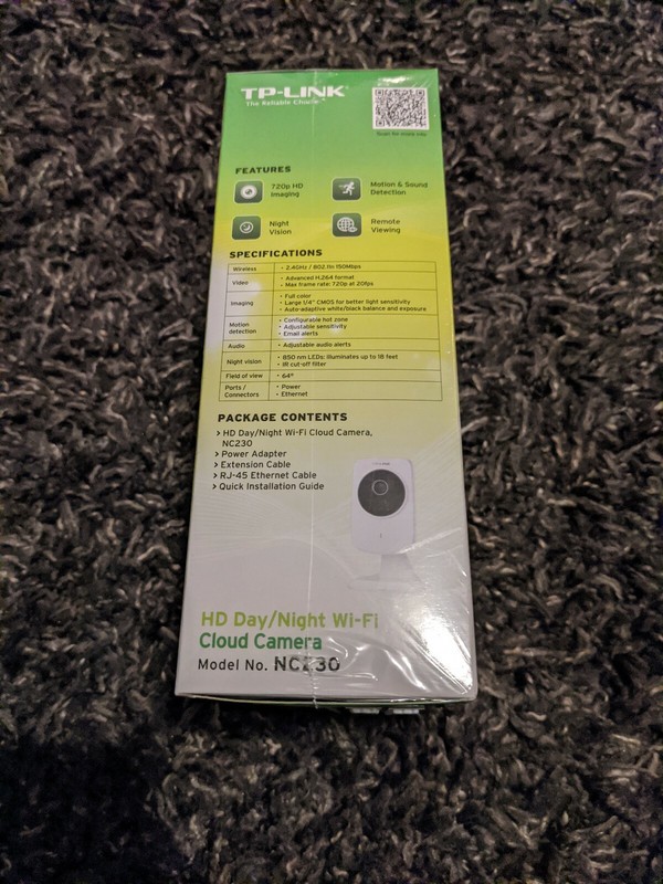 TP LINK NC230 HD Day Night WiFi Cloud Camera Brand New Sealed gallery