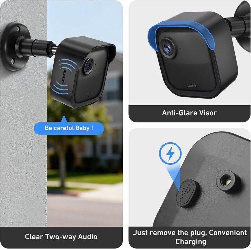 Blink Outdoor Camera Mount 3 Pack: Adjustable, Weatherproof, Secure Installation gallery