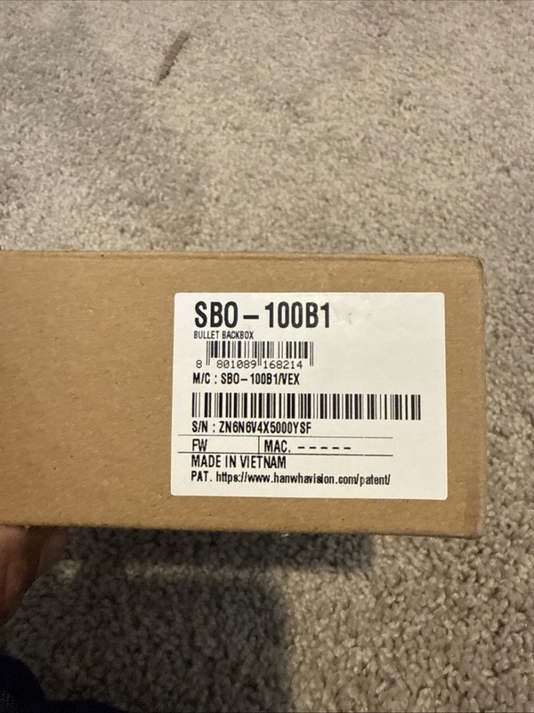 Hanwha Vision SBO-100B1 Back Box for Select Bullet Cameras gallery