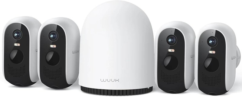 WUUK Y0410 B0210 4N1 Wireless 2K Camera Pro Kit | White