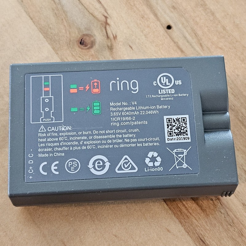RING Peephole Door Camera G63R9A 1080p Wi-Fi Video Doorbell With Chime Tested gallery