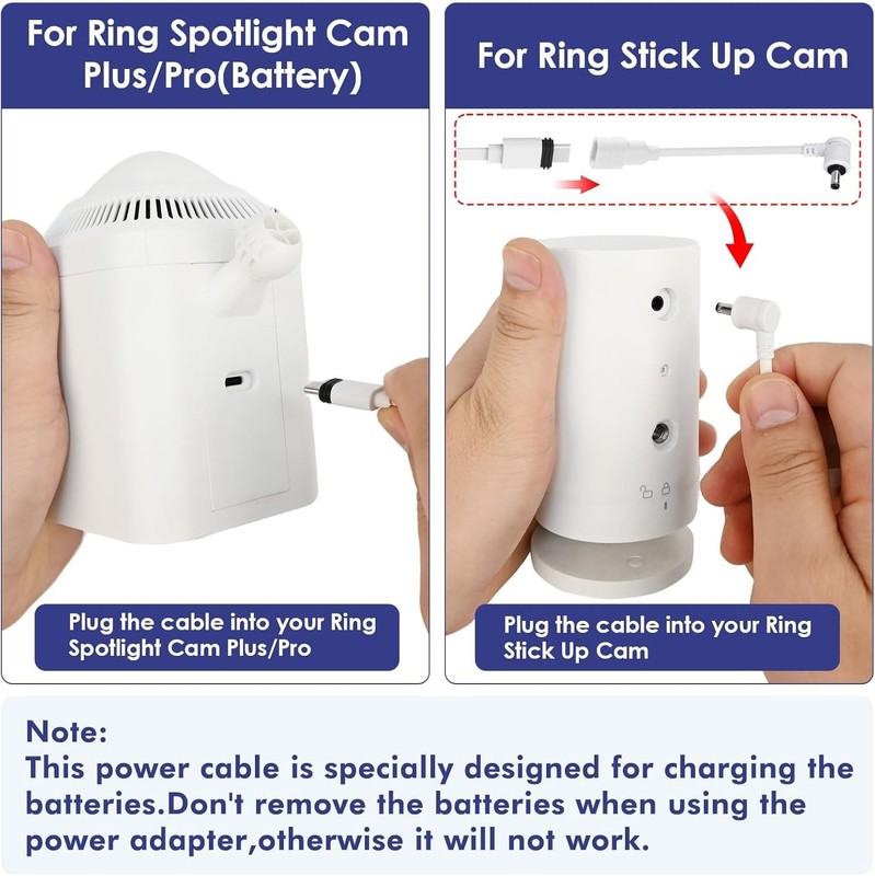 Power Adapter for Spotlight Cam Plus/Pro Battery and Spotlight Cam Battery, w... gallery