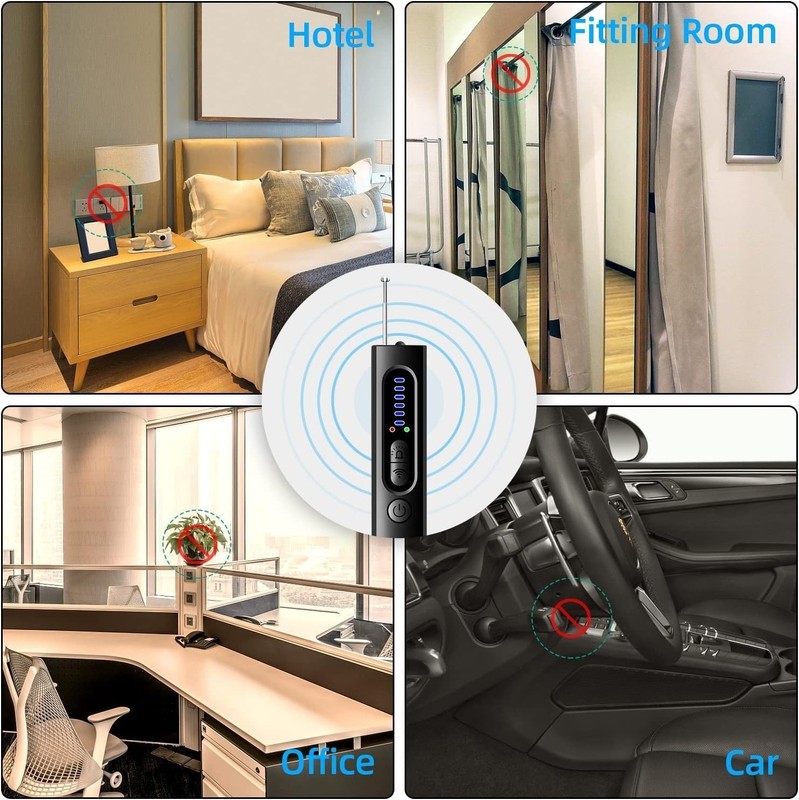Compact GPS Tracker Detector & Hidden Camera Sweeper - Privacy Protection Tool gallery