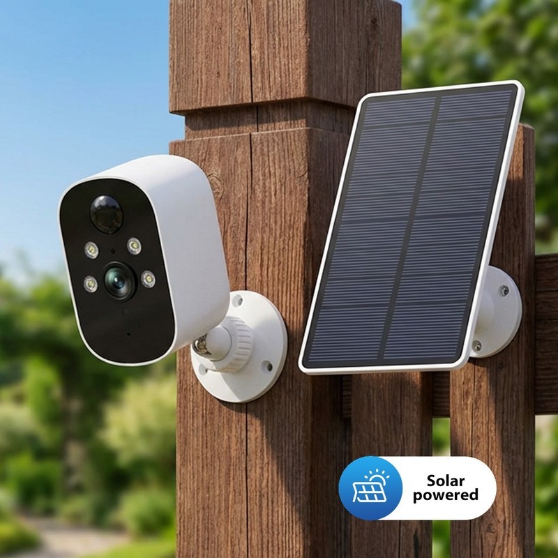 Wireless Solar Battery Security Camera Outdoor 2K WiFi Camera Night Vision CCTV gallery